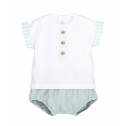CONJUNTO BEBE POLOLO RAYAS...