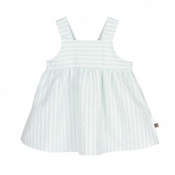 VESTIDO BEBE RAYAS MINT