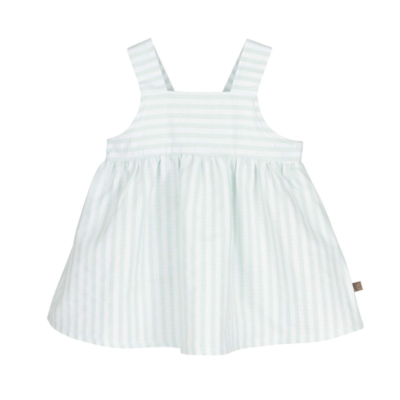 VESTIDO BEBE RAYAS MINT