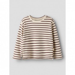 CAMISETA NIÑA RAYAS BURDEOS...