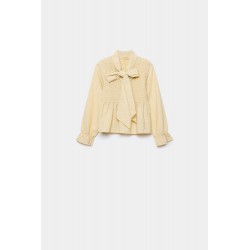 BLUSA TEEN CUADROS & LAZO