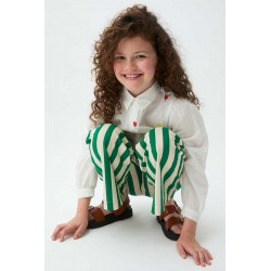 PANTALON NIÑA ANCHO RAYAS VERDES COPANIA FANTASTICA MINI