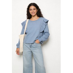 SUDADERA TEEN TACHUELAS COLOR