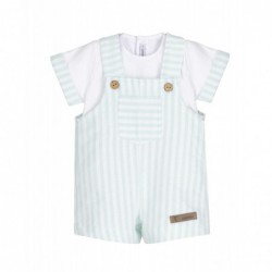 PETO BEBE NIÑO RAYAS MINT