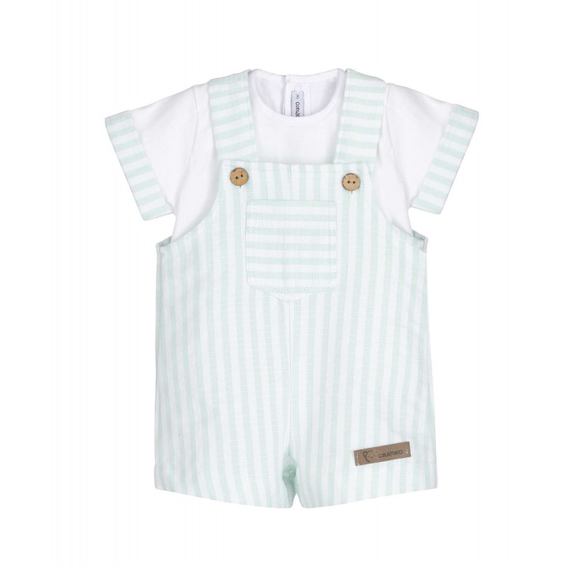 PETO BEBE NIÑO RAYAS MINT