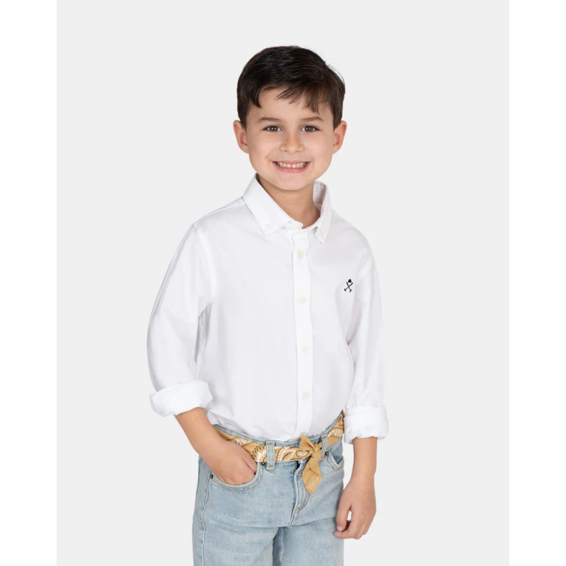 CAMISA NIÑO ICON HARPER BLANCA