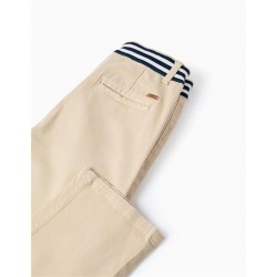 PANTALON CHINO CHICO BEIGE