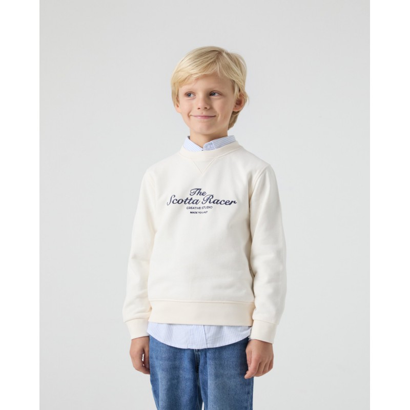 SUDADERA NIÑO SCOTTA RACER CRUDO
