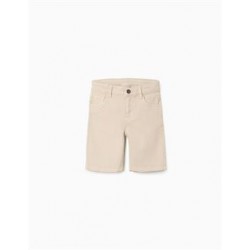 BERMUDA CHINO NIÑO BEIGE
