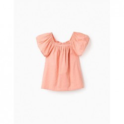 BLUSA CHICA CORAL PLUMETI...