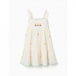 VESTIDO NIÑA LINO FLORES...