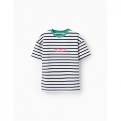 CAMISETA CHICO RAYAS MARINERAS