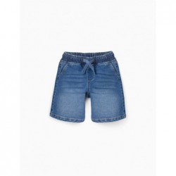 BERMUDA CHICO DENIM GOMA