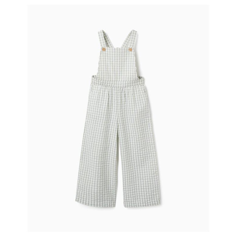 MONO NIÑA VICHY VERDE MINT