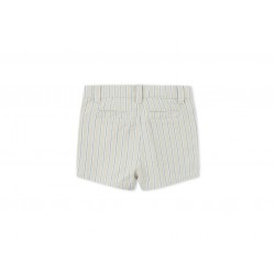 BERMUDA NIÑO RAYAS BEIGE