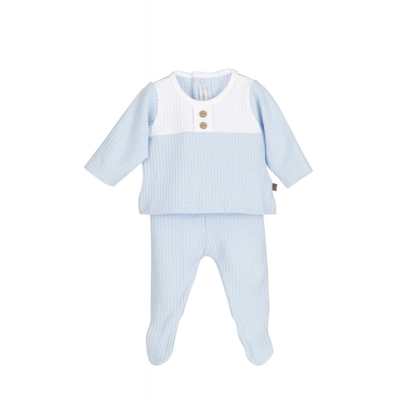 CONJUNTO RECIEN NACIDO CELESTE