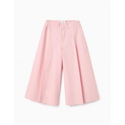 PANTALON NIÑA CULOTTE ROSA