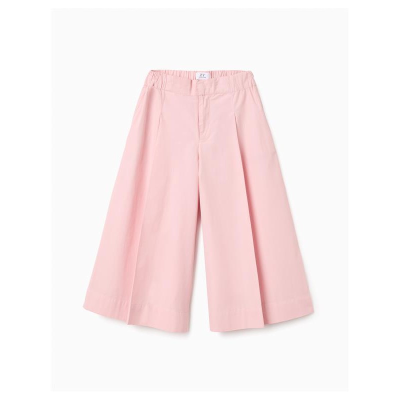 PANTALON NIÑA CULOTTE ROSA