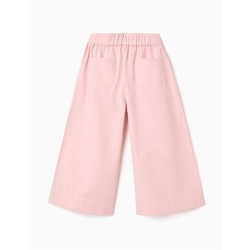 PANTALON NIÑA CULOTTE ROSA