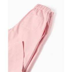 PANTALON NIÑA CULOTTE ROSA