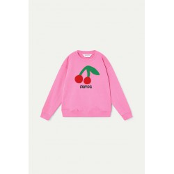 SUDADERA NIÑA CEREZA FUCSIA
