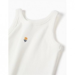 TOP NIÑA CANALE FLOR PUNTO CRUZ CRUDA