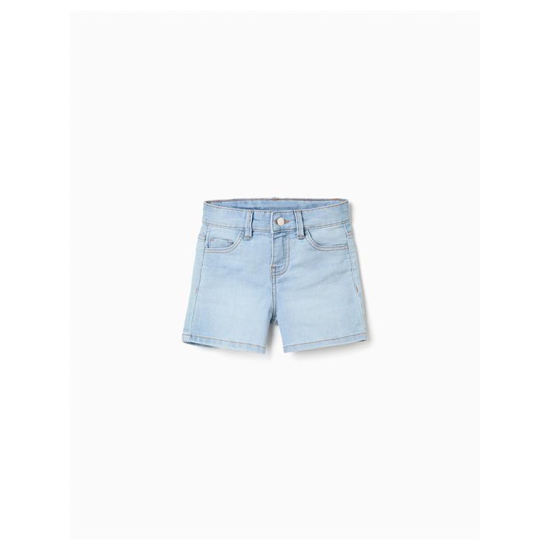 SHORT NIÑA DENIM AZUL CLARO