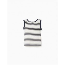 TOP CHICA RAYAS MARINERAS NAVI