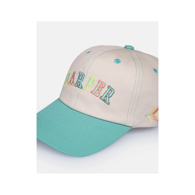 GORRA HARPER RETRO TURQUESA