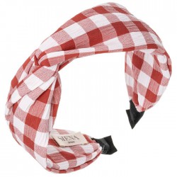 DIADEMA CRUZADA VICHY GRANDE