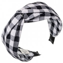 DIADEMA CRUZADA VICHY GRANDE