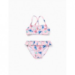 BIKINI NIÑA STITCH ROSA