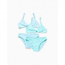 BIKINI NIÑA PACK 2 TURQUESA