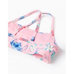 BIKINI NIÑA STITCH ROSA