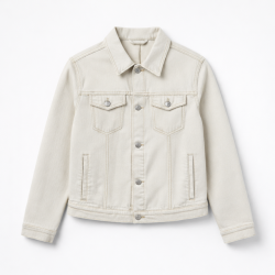 CAZADORA DENIM CHICA BLANCA