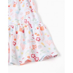 VESTIDO NIÑA DIBUJOS MARINOS