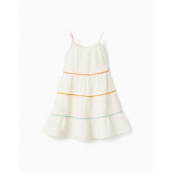 VESTIDO BEBE BAMBULA & ONDULINA BEIGE