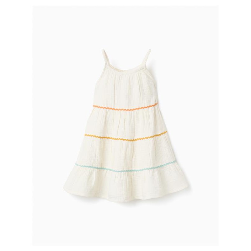 VESTIDO BEBE BAMBULA & ONDULINA BEIGE