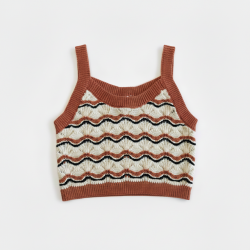 TOP CHICA CROCHET TOSTADO