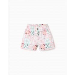SHORT NIÑA ESTAMPADO MOSAICO