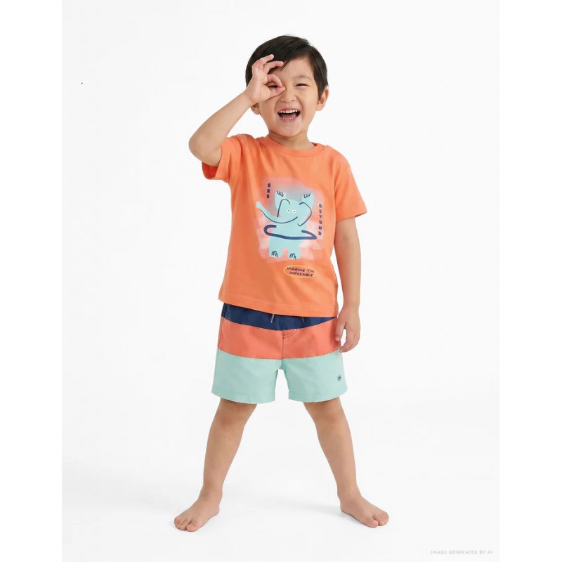 BAÑADOR NIÑO TRICOLOR