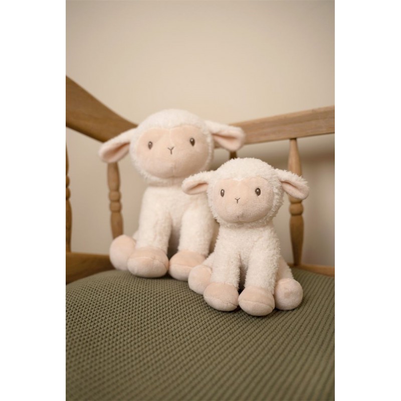 peluche bebe oveja ovejita blanca 17 cm little farm little dutch coleccion granja chic and kid