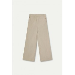 pantalon wide leg nina pana beige pierna ancha cintura elastica comodo zippy chic and kid