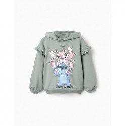 Sudadera verde menta con...