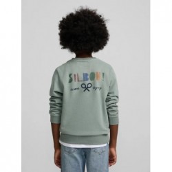 Sudadera verde caqui con...