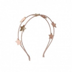 Diadema doble rosa con...