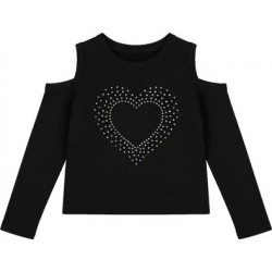 Camiseta de chica negra de...
