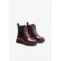 Botines Militares de Charol...