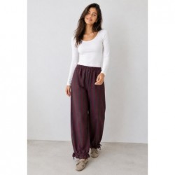 Pantalón Rayas Abombado con...