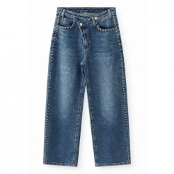 Pantalón Vaquero Recto con...